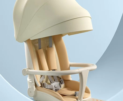 Curvear Lightweight Baby Stroller, Compact Stroller with One-Hand Fold, 360° Rotating Seat & Multi-Position Tilt Toddler Stroller, Convenient Travel Stroller.