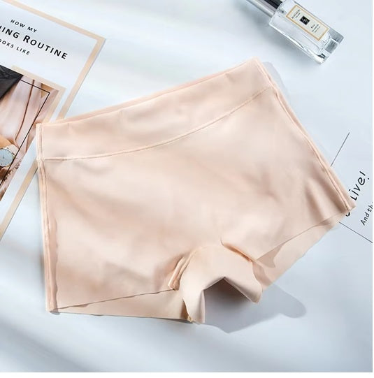 Curvear New Design Seamless Women Underwear Hipster Ice Silk Comfort Boxer Women Silk Panties. 2 piece