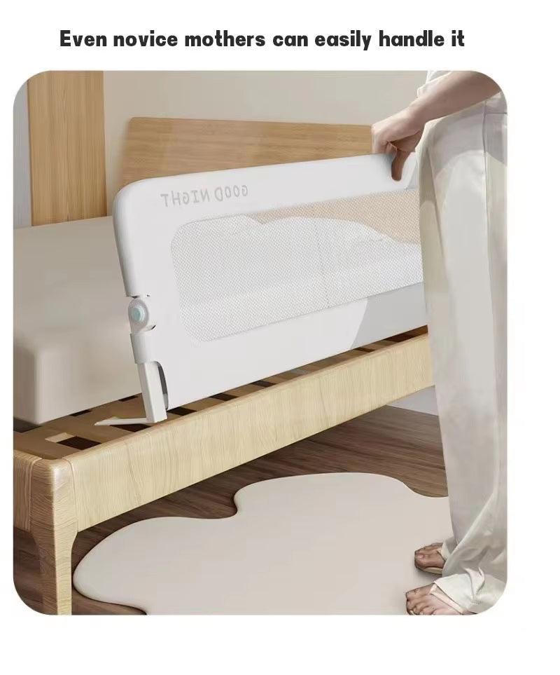 CURVEAR®️120CM Baby Safety Bed Rail, Child Safety Bedside Barrier, Adjustable Bed Fence for Toddler Protection and Safety.
