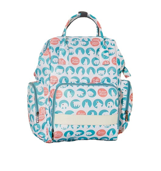 Curvear Multifunctional Waterproof Diaper Bag Backpack Nappy Changing Bag Mummy Bag with Changing Mat & Stroller Straps.