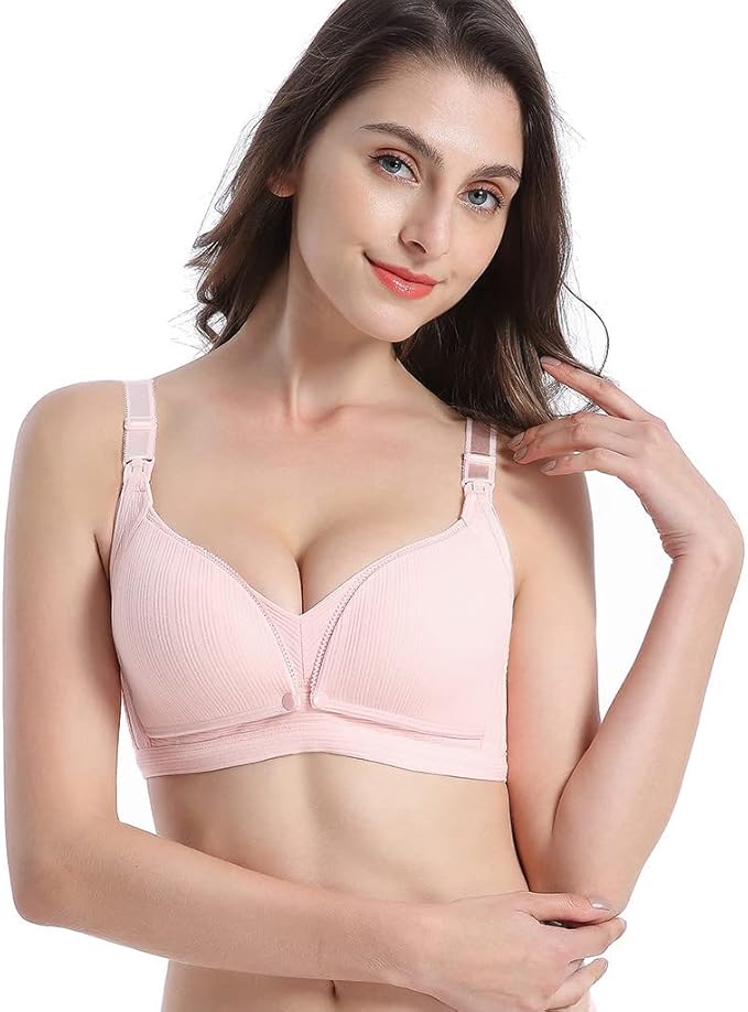 Curvear Wireless Maternity Bras for Women Nursing Bras Pregnancy Sleep Bralette Thin Comfortable Postpartum Bras