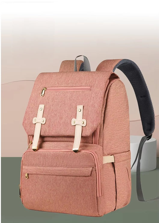 Curvear Diaper Bag Backpack, Maternity Nappy Changing Bags Multifunction Waterproof Travel Back Pack with Stroller Straps, Unisex and Stylish.