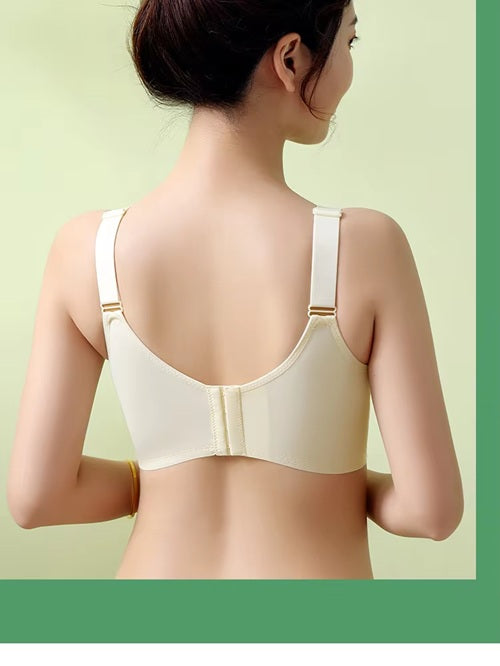 Nursing Underwear, Women's Gathering Anti-sagging Thin Breathable Postpartum Breastfeeding Bra, Plus-size Pregnant Women.