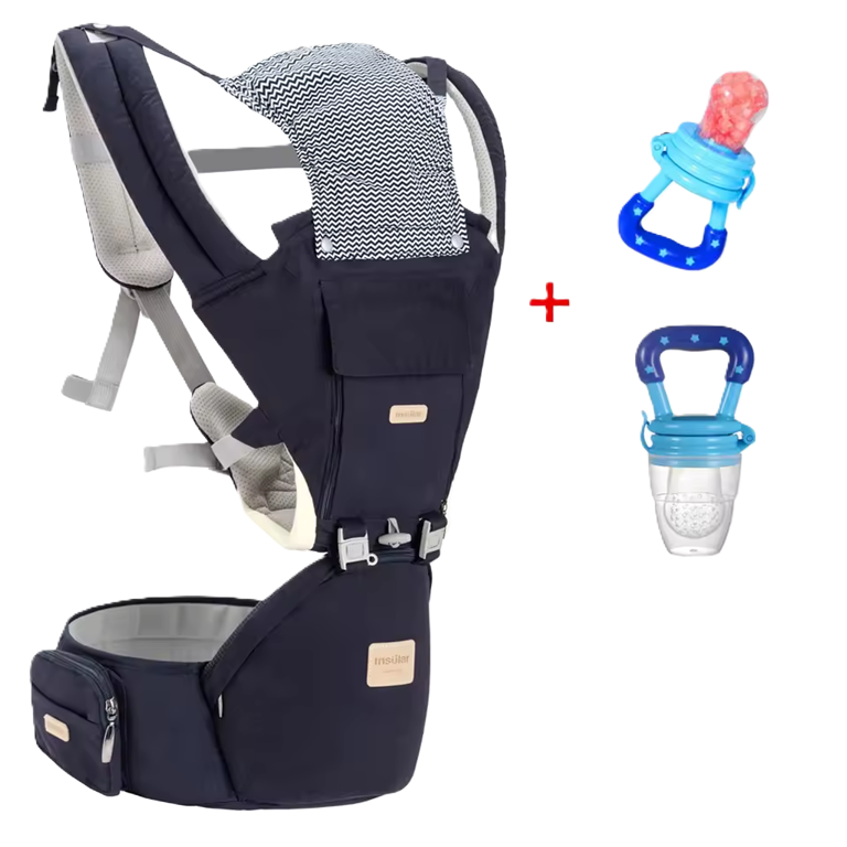 Curvear Ergonomic Baby Carrier Kangaroo Infant Hipseat, Sling Wrap Backpack for Comfortable Baby Travel and Activities.