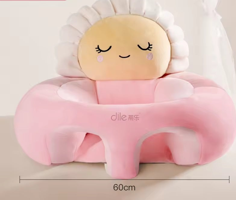 CURVEAR Baby Infant Dining Chair Practice Learning to Sit without Hurting Spine Drop-Resistant Training Seat Sofa