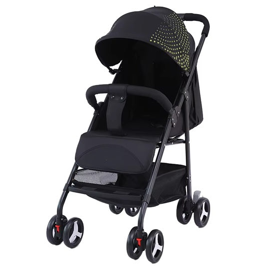 CURVEAR®️Portable One-Hand Folding Baby Stroller, Power Push Model, Lightweight, for 0-3 Years, New Hot Mom Stroller, Compact, Travel-Friendly, Comfortable, Stylish Design.