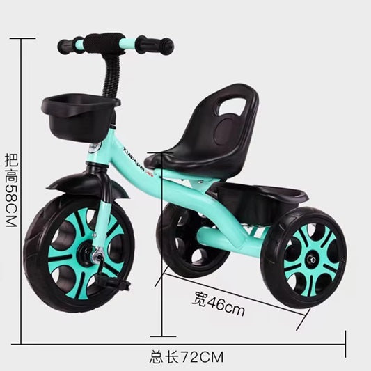 Curvear Tricycle for Kids, Smart Plug n Play Kids Cycle Trikes with Basket, Cushion Seat & Safety Belt | Baby Children's Cycle | Baby Tricycle Cycle for Kids 2 to 5 Years Boys Girls.