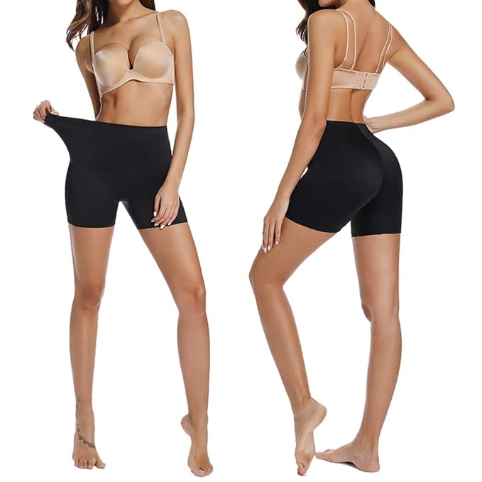 Curvear Breathable and Soft High-waisted Shaping Hip Lifting Sporty Shorts Women's Underwear Boy shorts Flat Panties