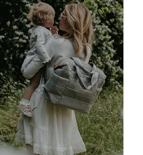 Curvear New Design 2025 Mommy Bags Organic Cotton Diaper Bag Backpack Waterproof Travel Baby Diaper Bags.