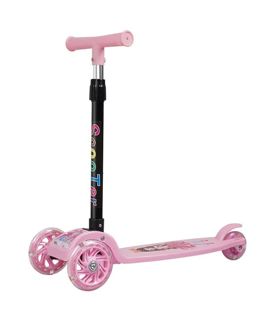 Curvear Baby Product Toys Children's Scooter Kids Balance Training Light Up 3 Wheels Foldable Kick Scooters For Kids Toddlers.