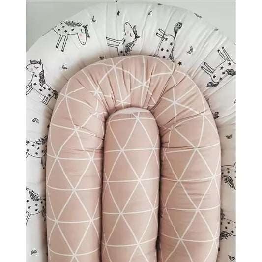 CURVEAR ®️Long Baby Bed Bumper Infant Protector Pillow Crib Bumpers Baby Bedding Set Babes Cot Fence Cushion Baby Decoration Room 200cm.