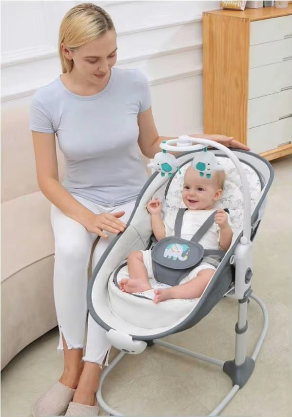 Curvear ®️Toddler Outdoor Sheep Lounge Rocker Chair with Vibration, Safety, Plastic Swing, Baby Bouncer for 1 Year Old.
