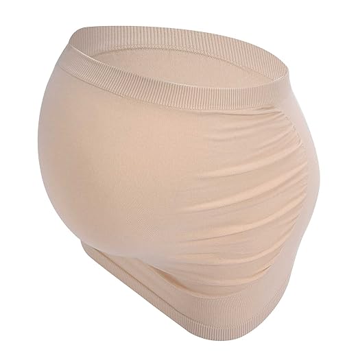 Curvear Pregnancy Support Belt, Maternity Belly Band Tight Weaves Nylon Improves Bearing Capacity High Elastic Fabric for Daily Use for Pregnant Women.