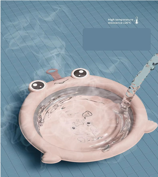 CURVEAR®️Children's Cartoon Folding Washbasin, Portable Baby Small Basin, Travel Laundry Basin, Hangable Design