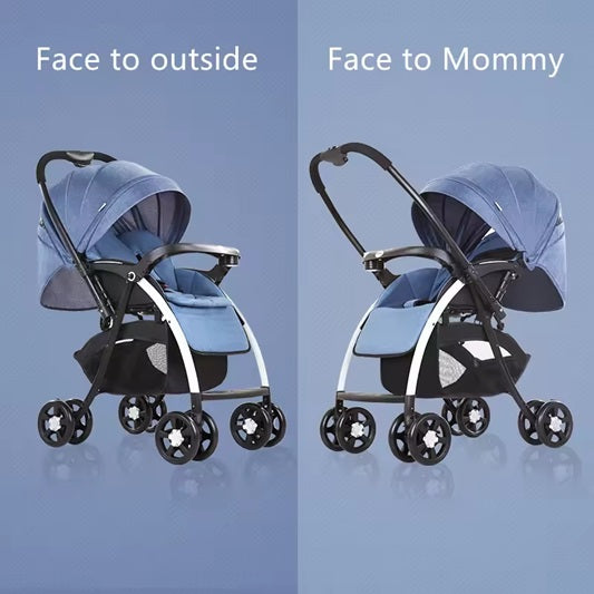 Curvear Sit on Stroll 5-in-1 Baby Car Seat Stroller: Convertible, Foldable, Multi-Function Travel System for Parents.