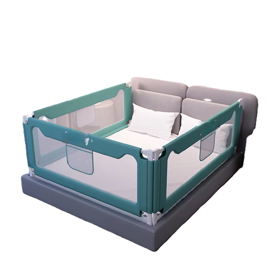 Curvear Baby Safety Bed Rail, Adjustable Child Bedside Barrier for Toddler Protection and Safety