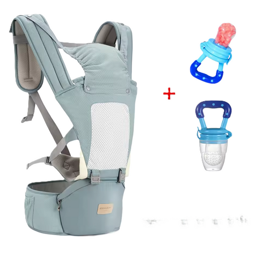 Curvear Ergonomic Baby Carrier Kangaroo Infant Hipseat, Sling Wrap Backpack for Comfortable Baby Travel and Activities.