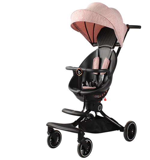 Baby Stroller with 360 Degree Rotation, Travel-Friendly with Reversible Seat and Non-Slip Comfortable Design - Great for On-the-Go Parents - Holds up to 15 kg - from Curvear .