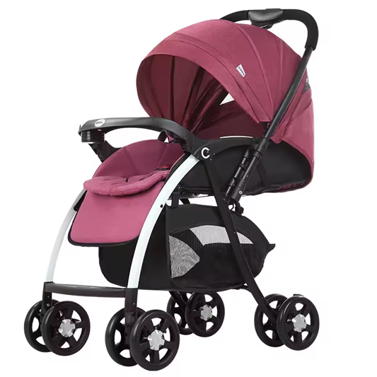 Curvear Sit on Stroll 5-in-1 Baby Car Seat Stroller: Convertible, Foldable, Multi-Function Travel System for Parents.