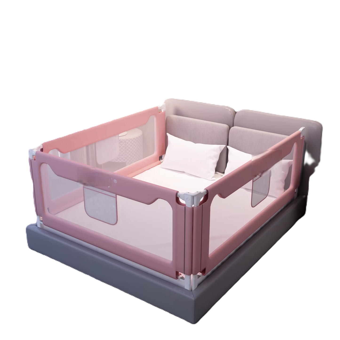 Curvear Baby Safety Bed Rail, Adjustable Child Bedside Barrier for Toddler Protection and Safety