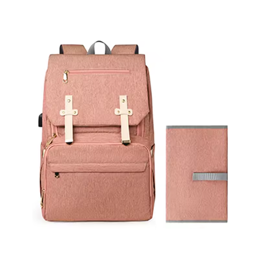 Curvear Diaper Bag Backpack, Maternity Nappy Changing Bags Multifunction Waterproof Travel Back Pack with Stroller Straps, Unisex and Stylish.