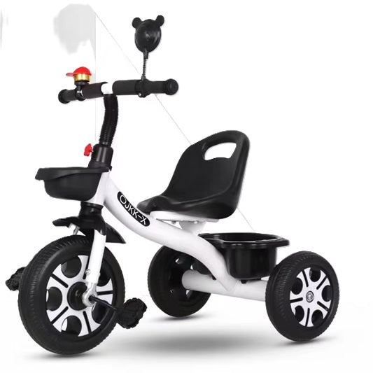 Curvear Tricycle for Kids, Smart Plug n Play Kids Cycle Trikes with Basket, Cushion Seat & Safety Belt | Baby Children's Cycle | Baby Tricycle Cycle for Kids 2 to 5 Years Boys Girls.