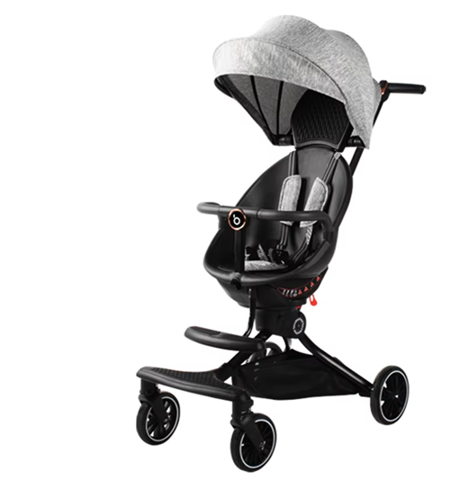 Baby Stroller with 360 Degree Rotation, Travel-Friendly with Reversible Seat and Non-Slip Comfortable Design - Great for On-the-Go Parents - Holds up to 15 kg - from Curvear .