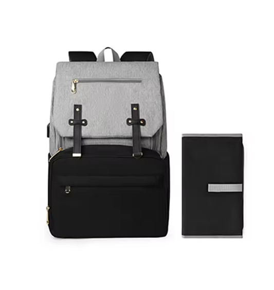 Curvear Diaper Bag Backpack, Maternity Nappy Changing Bags Multifunction Waterproof Travel Back Pack with Stroller Straps, Unisex and Stylish.