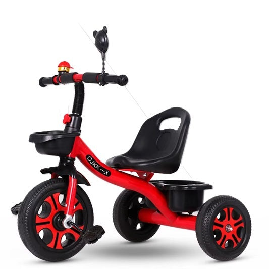 Curvear Tricycle for Kids, Smart Plug n Play Kids Cycle Trikes with Basket, Cushion Seat & Safety Belt | Baby Children's Cycle | Baby Tricycle Cycle for Kids 2 to 5 Years Boys Girls.