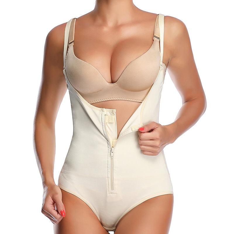 Curvear®️Women's Latex Waist Trainer Bodysuit with Tummy Control and Butt Lifter Thong Design