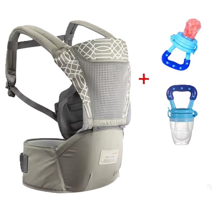 Curvear Ergonomic Baby Carrier Kangaroo Infant Hipseat, Sling Wrap Backpack for Comfortable Baby Travel and Activities.