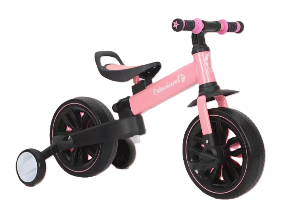 Curvear Lightweight Portable 3-in-1 Kids Trikes Tricycle Ideal for 10 Months to 4 Years Old Boys Girls, Balance Training.