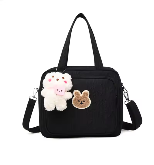 Curvear Little Mommy Bag New Korean Fashion Casual Mother and Baby Bag Cute Simple Mommy Shoulder Bag.