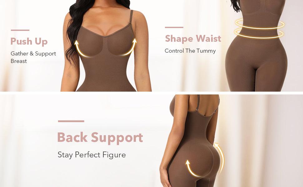 Curvear®️Shapewear Tummy Control Bodysuits for Women Seamless Sculpting Butt Lifter Body Shaper