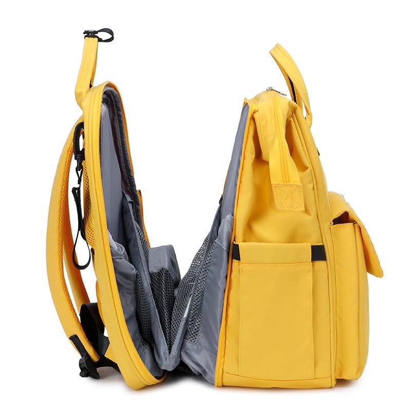 Cute Cartoon Duck Diaper Bag Backpack – Waterproof Baby Bag with Changing Compartments, Large Capacity & Insulated Pockets – Lightweight Travel Nappy Bag for Moms, Dads, Babies, Toddlers, Boys & Girls