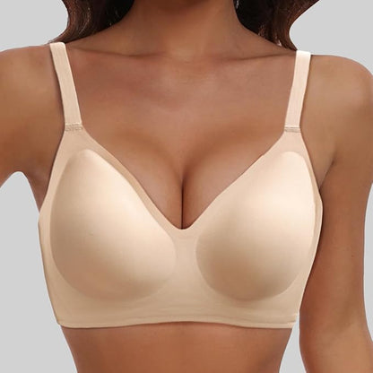 Seamless Wireless Padded Bra for Women – No Show, Full Coverage Fit