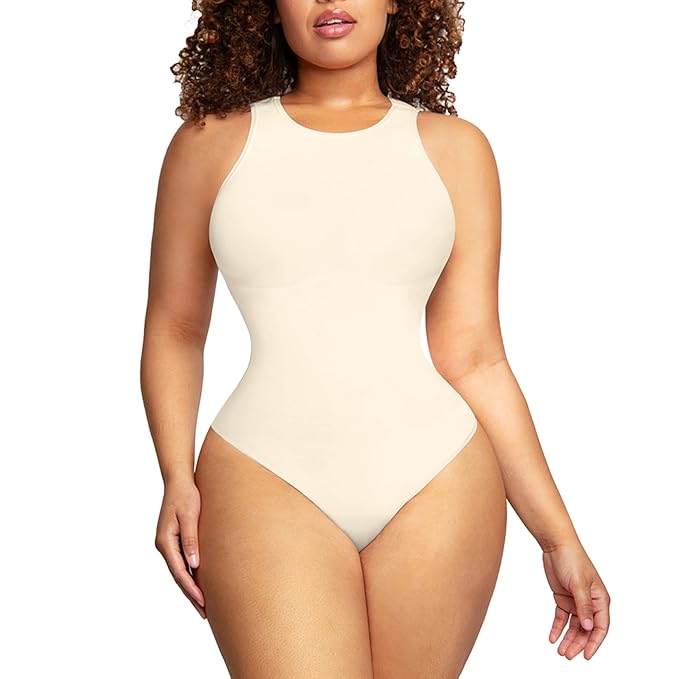 Curvear®️Shape Wear Bodysuit Jumpsuit Slim Fit Thong Body Shaper Women Yoga Long Sleeve Fitness Bodysuits for Women