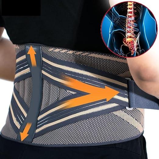 Curvear ®️Breathable Back Brace Ergonomic Back Support Belt Relief For Herniated Disc, Sciatica, Scoliosis Lumbar Brace Waist Support For Men And Women Lower Back Pain
