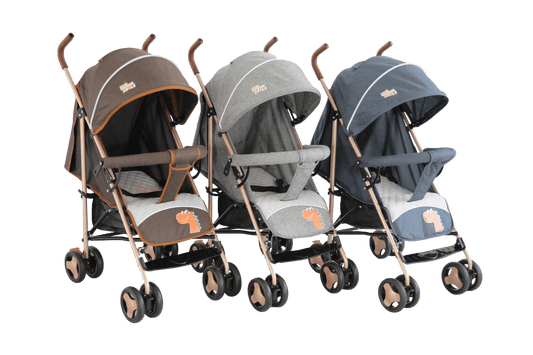 Curvear ®️Baby Stroller/Pram/Buggy/Push Chair for Newborn, Kids 0 to 5 Years - Easy Foldable & Lightweight to Carry, Compact & Travel Friendly, Adjustable backrest, Large Storage Basket