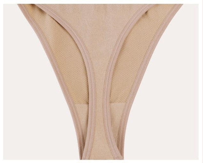 Curvear®️Women's High Waist Seamless Body Shaper Briefs Firm Control Belly Thong Shapewear Panties Girdle Underwear