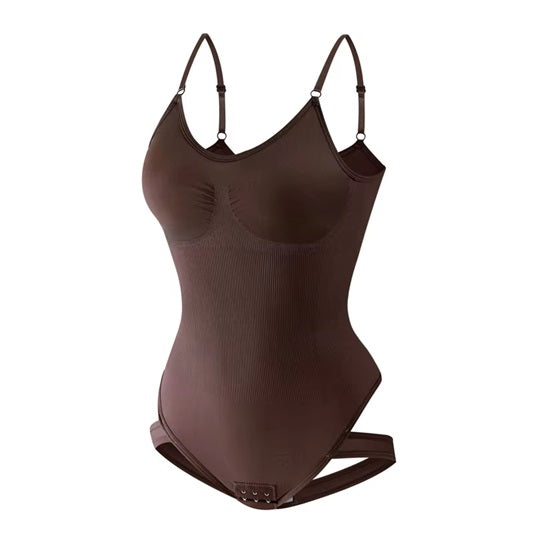 Curvear®️Women High Compression Shapewear Abdominal Control Trainer Adjustable Seamless Thong Hip Lifting Full Body Shapewear