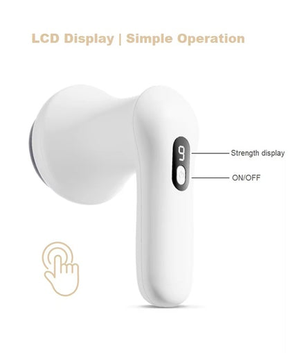 Body Slimming Massager for Fat Reduction and Cellulite – 5-in-1 Electric Handheld Massager with Interchangeable Heads, LED Display & Multiple Intensity Settings