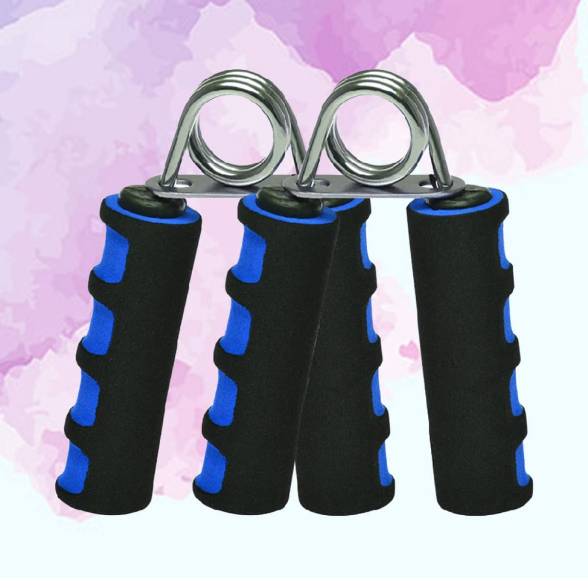 Curvear Premium Foam Hand Grip Strengthener for Forearm, Wrist & Finger Exercise – Set of 2