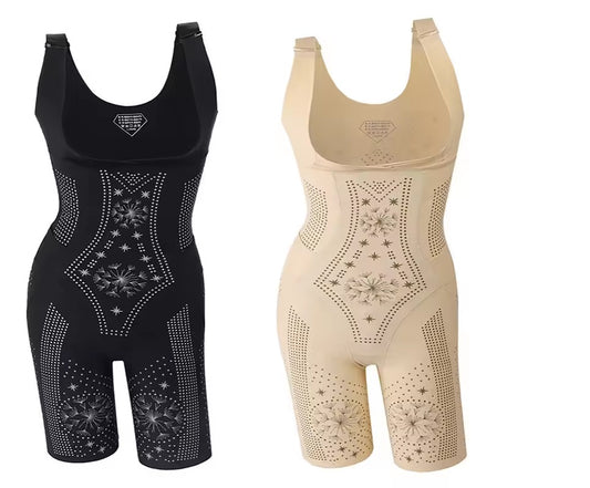 Curvear®️Women Body Shapewear Magnetic Slimming Tummy Bodysuits Open Butt Corset Invisible Seamless Underwear