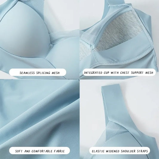 Curvear®️Bras For Women Seamless Plus Size Bra Tops Full Coverage Hide Back Fat Comfortable