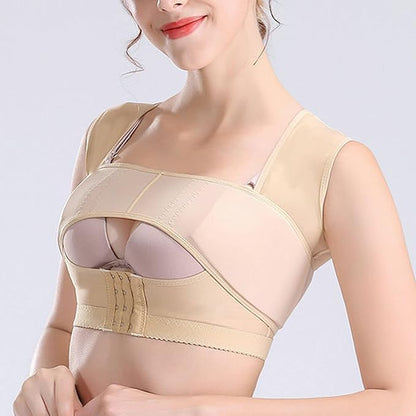 Curvear®️Push Up Bra, Shapewear Women Posture Corrector, Chest Support Lifter Tops Vest Shaper, Underwear Invisible Postpartum Shapewear