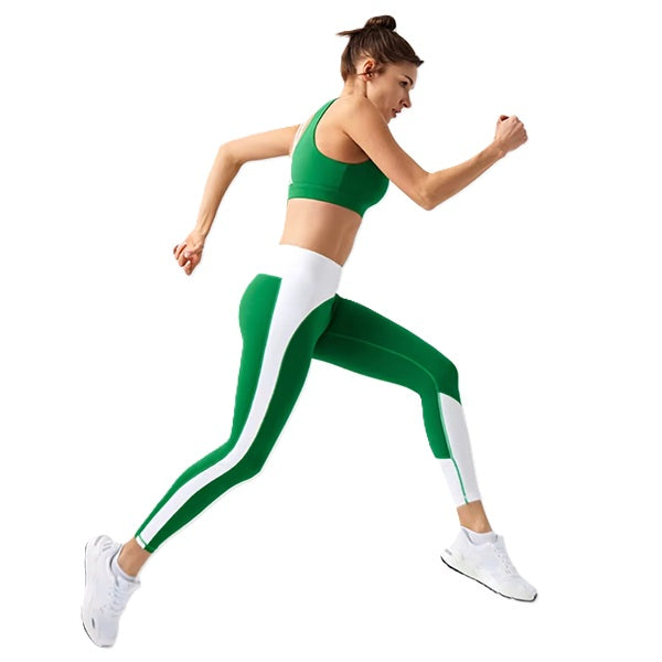 High Waist Workout Leggings for Women – Tummy Control, Stretchy, Colorblock Yoga Pants for Gym & Fitness