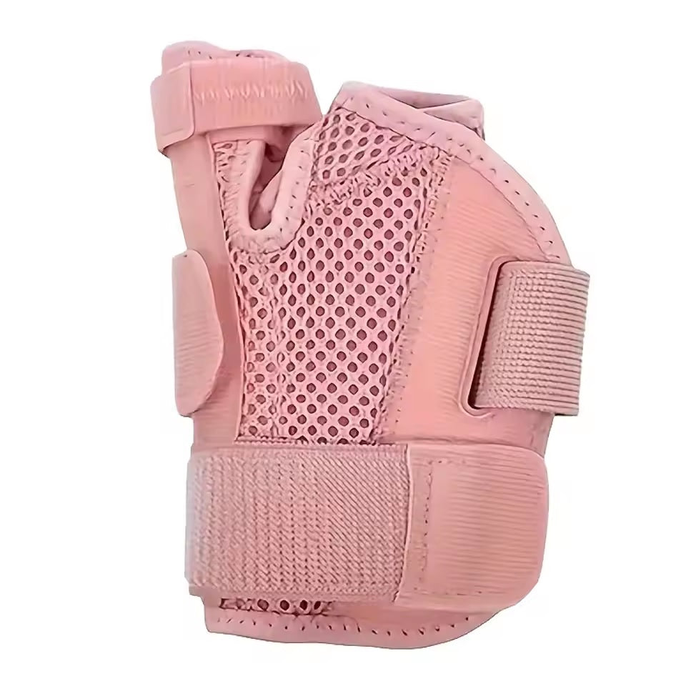 Curvear Flexible Wrist Thumb Support Brace, Tendonitis Splint, Arthly Thumb Protector, Fits Right Hand and Stores Hand, 1PC