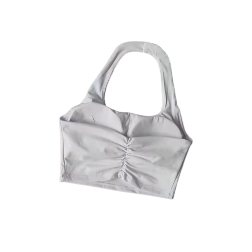 Curvear Women's Backless Fitness Bra Crop Top Sexy Athletic Yoga Bra for Support, Comfort, and Performance 2Pack