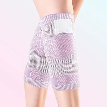 Curvear Compression Knee Sleeve,1 Pair Knee Sleeves for Women Knee Pain, Rodillera Dual, Adjustable 3D High Elastic Click Rain Knee Compression